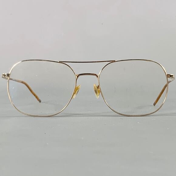 GOTTI Gold Metal Aviator Eyewear Frames - Picture 1 of 6